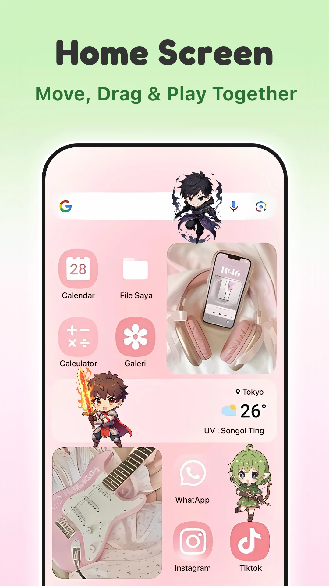Shimeji anime: Pet On Screen screenshot